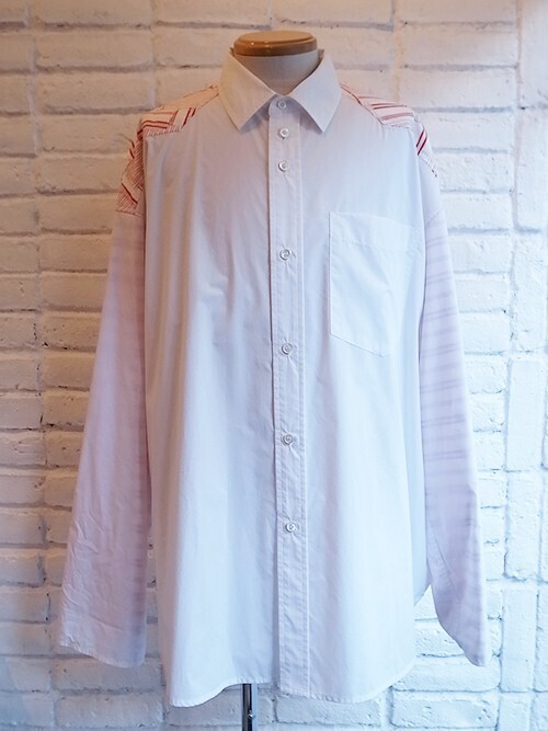 DIET BUTCHER SLIM SKIN Patchwork york shirts