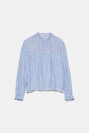 ZARA プリント柄シャツ