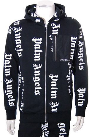 Palm Angels フルジップスウェットパーカー