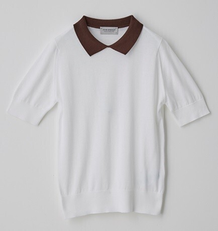 JOHN SMEDLEY レディース 半袖 ニット ポロシャツ