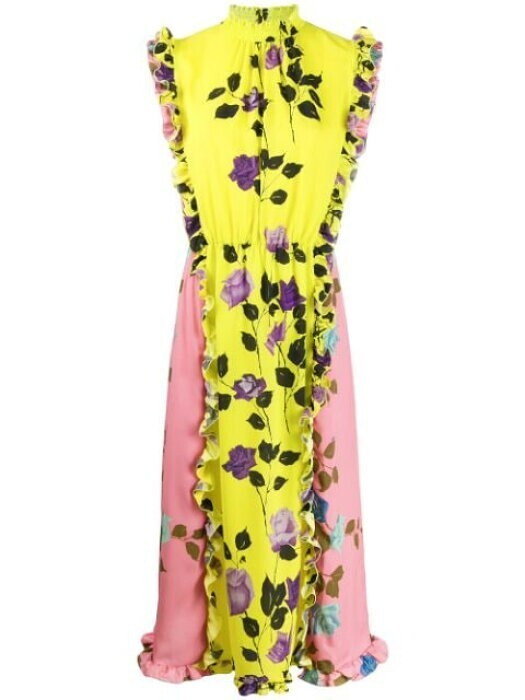MSGM MSGM Kleid in Colour-Block-Optik