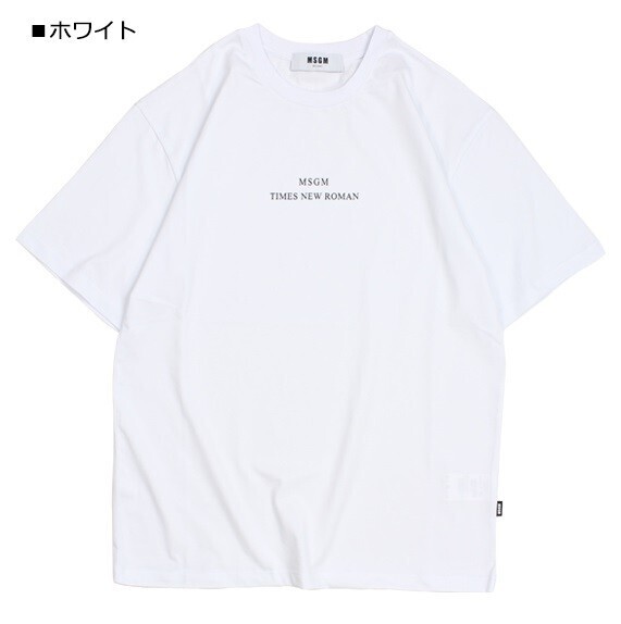 MSGM TIMES NEW ROMAN PRINT T-SHIRT