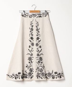 JILLSTUART アマラ刺繍サーキュラースカート