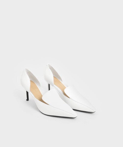 CHARLES & KEITH ドルセイスティレットヒールローファー