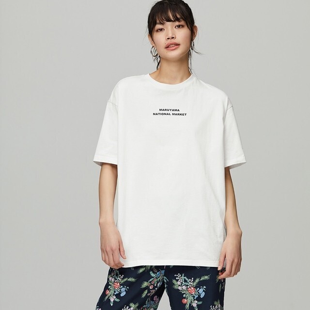 GU バックプリントグラフィックT(5分袖)MNM