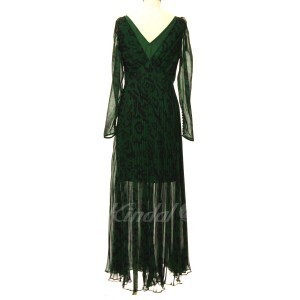 SELF PORTRAIT 20SS Leppard Chiffon Maxi Dress ドレス