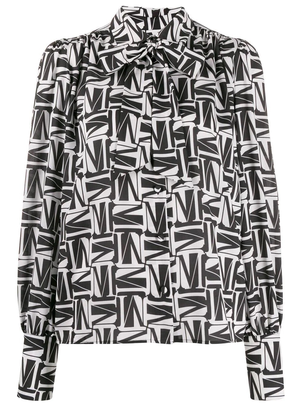 MSGM ジオメトリック ブラウス