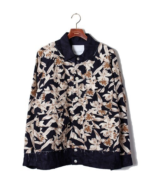 Enharmonic TAVERN Layered Military Blouson -navy