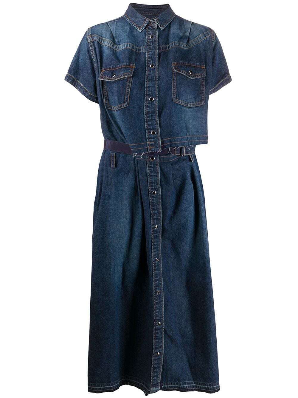 sacai ルーズフィットデニムドレス