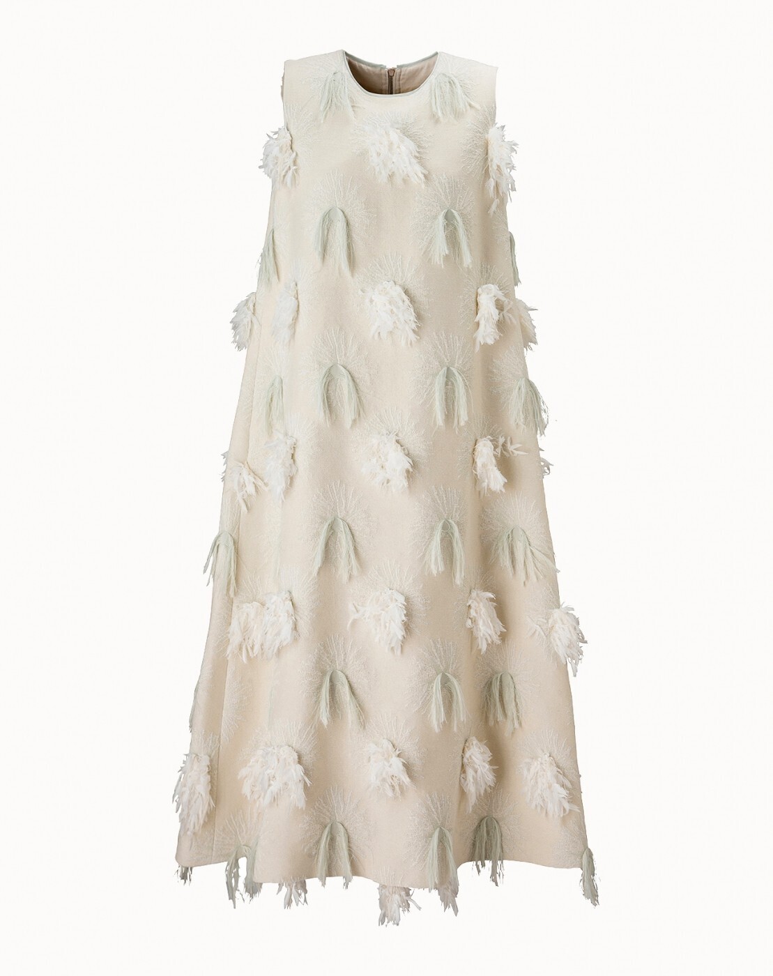 LEUR LOGETTE Motif Tweed Dress