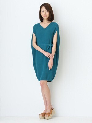 Sybilla ホールガーメントスピンドルニットワンピース