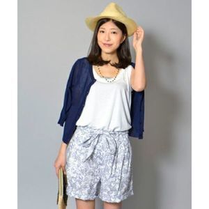 AMERICAN RAG CIE ペイズリープリントショートパンツ