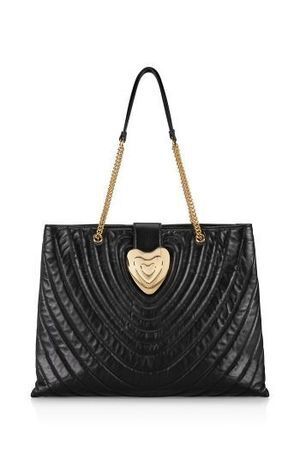 ESCADA ラージ レザー ハートトート バッグ