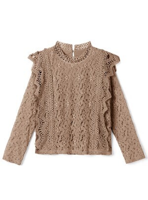 GRL ハイネックレーストップス