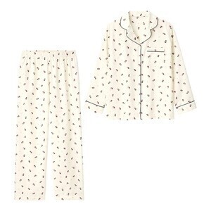 GU サテンパジャマ(長袖)(イチゴ)
