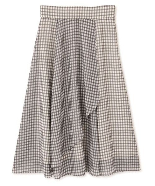 JILLSTUART シアギンガムスカート