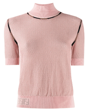 FENDI スリムフィット タートルネックセーター