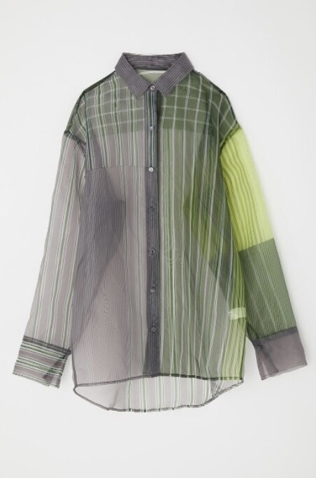 SLY SHEER STRIPE OVER シャツ