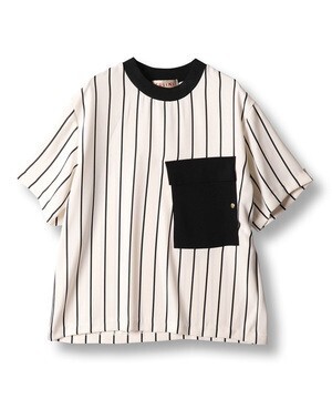 CULLNI ストライプポケットカットソー