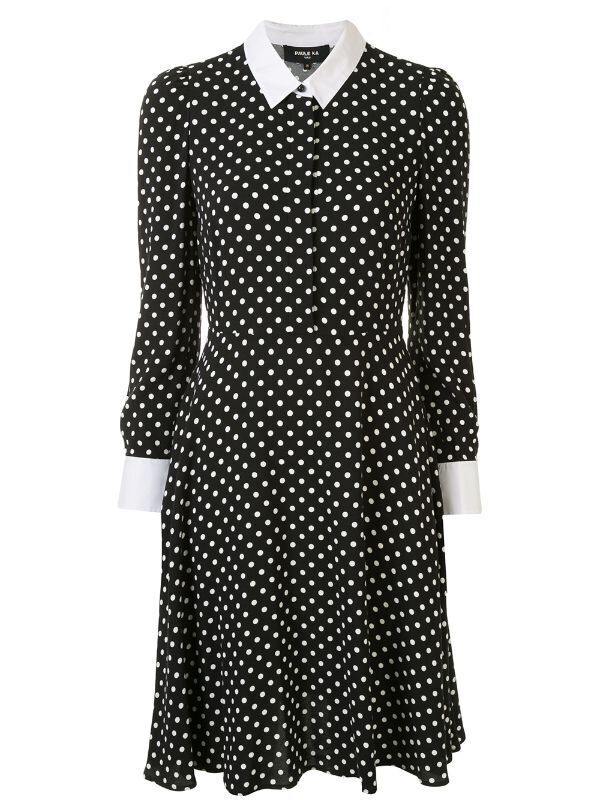 PAULE KA ドット シャツドレス
