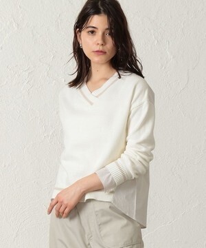 CAST: シャツコンビニットプルオーパー