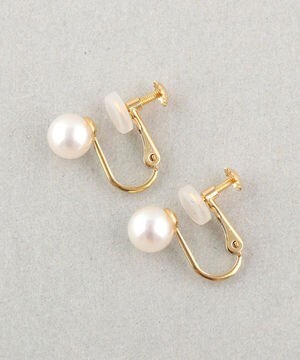 ete bijoux K18YG パール イヤリング