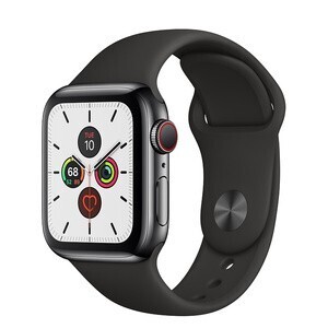 Apple Apple Watch スペースブラックステンレススチールケースとスポーツバンド