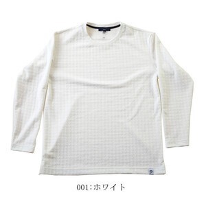 G-STAGE ストレッチジャガードクルーネックロングスリーブカットソー