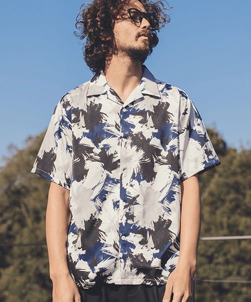 ANGENEHM mhs1315-Geometric Open Color Shirts