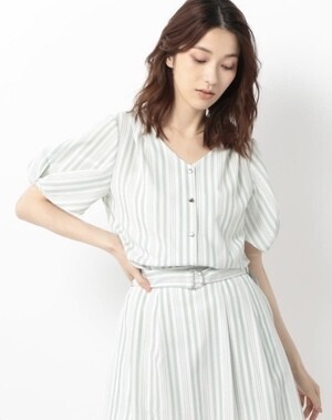 MEW’S REFINED CLOTHES 洗える前開きブラウス