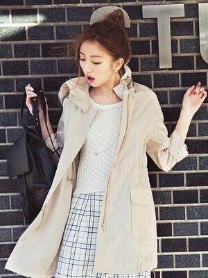 LAISSE PASSE レース切替Backラッフルプルオーバー