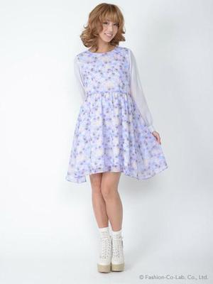 Honey Salon by foppish パンジーキャットワンピース