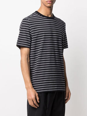 Dries Van Noten コットン ブラック ストライプ Tシャツ