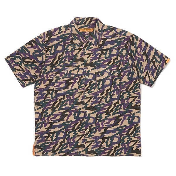 STUDIO SEVEN Camo SS Shirt
