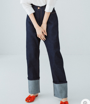 PUBLIC TOKYO PUBLIC DENIM SILK/ロールアップデニムパンツ