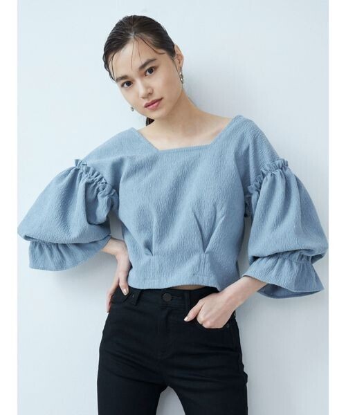 EMODA ドッキングジャガードトップス