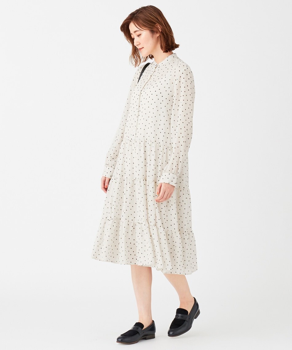 Paul Smith 【洗える!】チェックポルカドット プリント ワンピース
