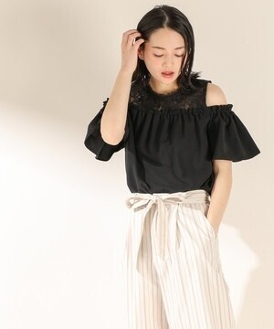 Honeys 肩あきブラウス