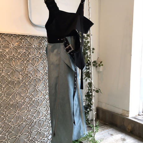SHIROMA trench（denim） mix dress