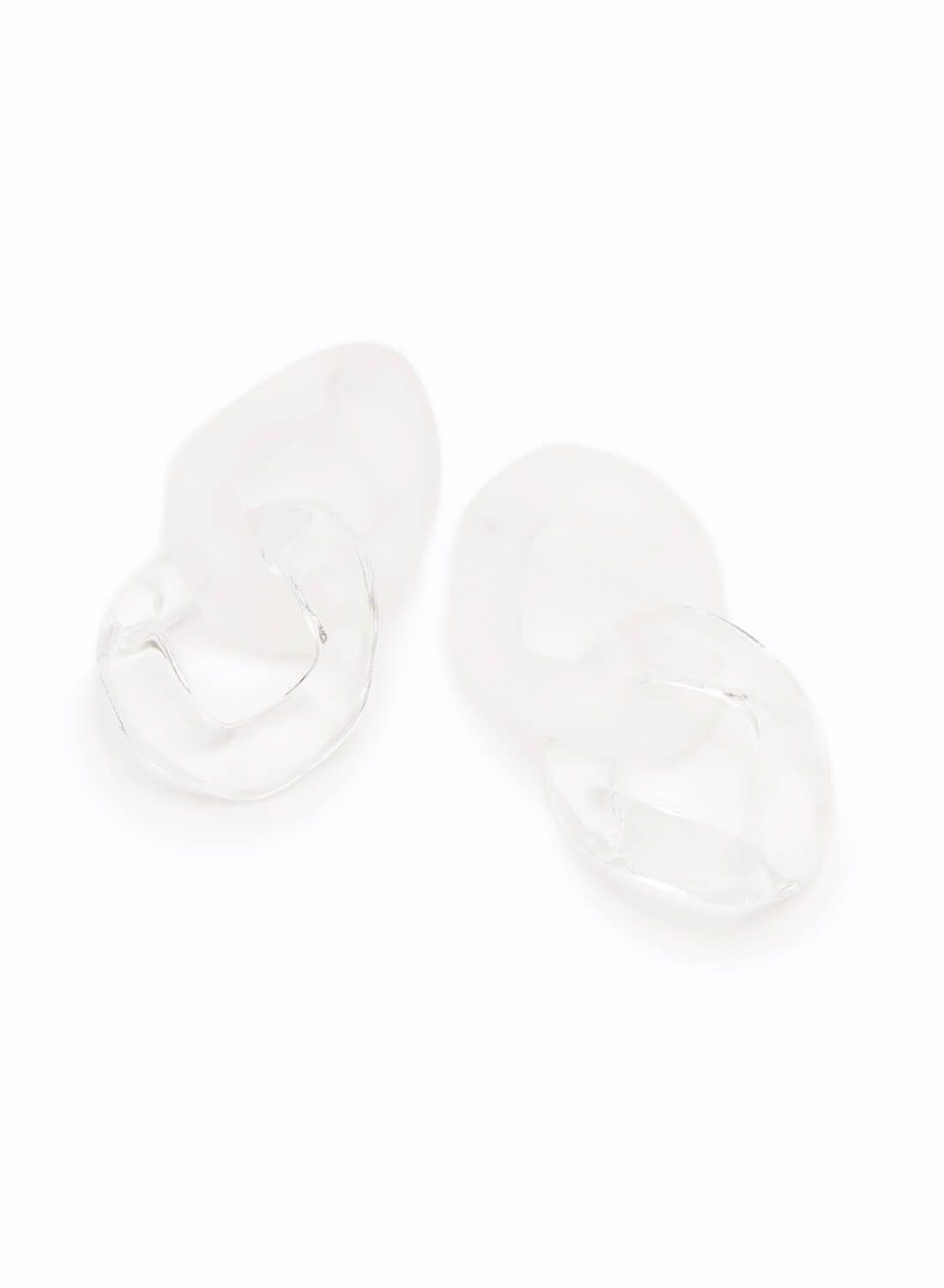 ROOM clear & smoky chain pierce