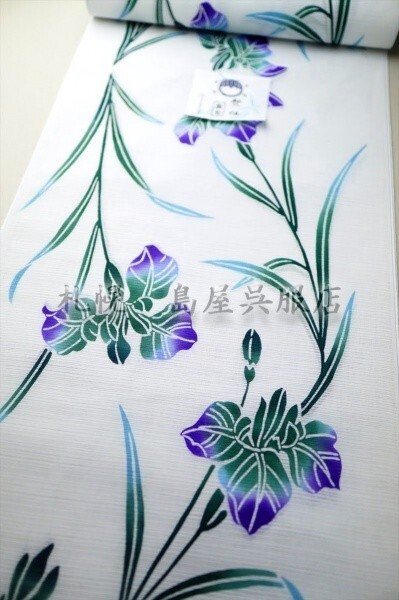 竺仙 アヤメ（綿絽）
