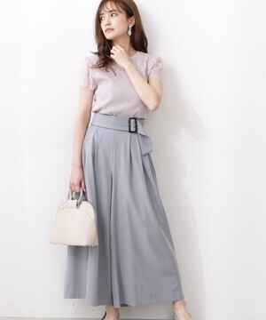 PROPORTION BODY DRESSING サイドバックルガウチョパンツ