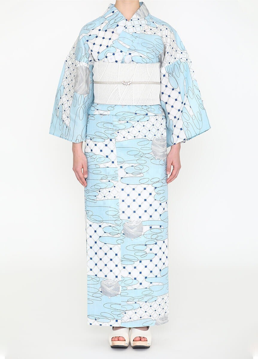 DOUBLE MAISON 2020SS　糸巻雲・水色