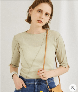 PUBLIC TOKYO メローシアー半袖Tシャツ