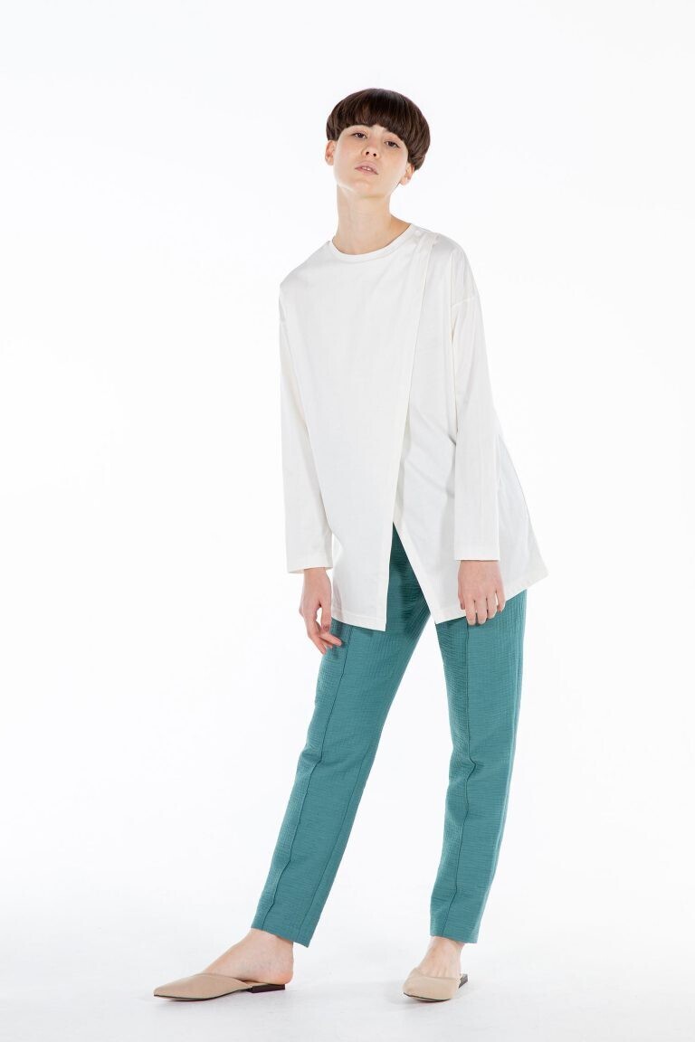 SALT+JAPAN WAIST SWITCHING TAPERED PANTS