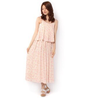 mysty woman 小花柄マキシワンピ