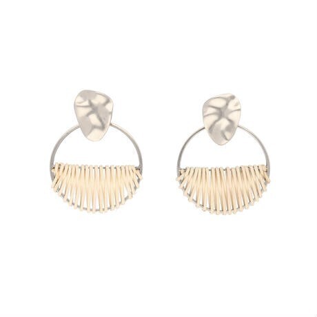 ADER.bijoux RATTAN circle earring