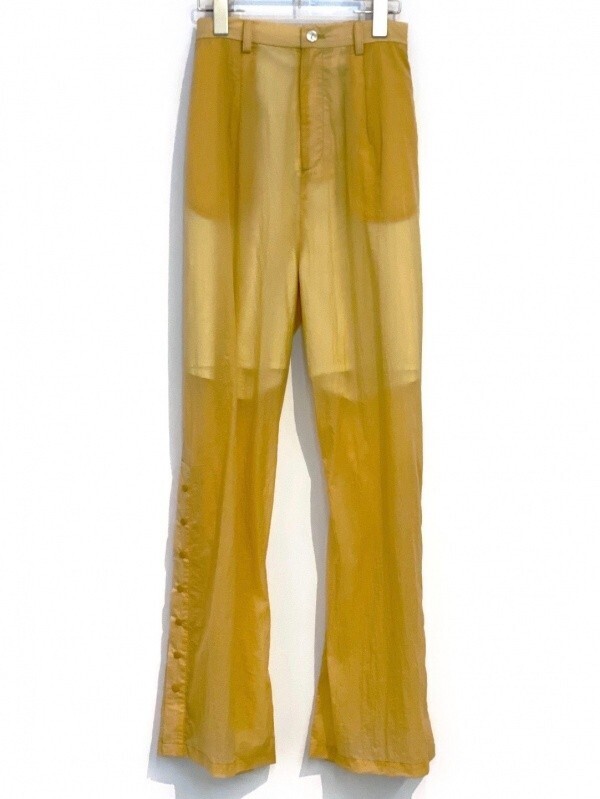 ELLIE sheer button pants