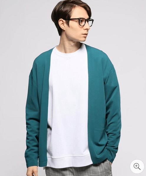 417 EDIFICE Jersey comfort カーディガン