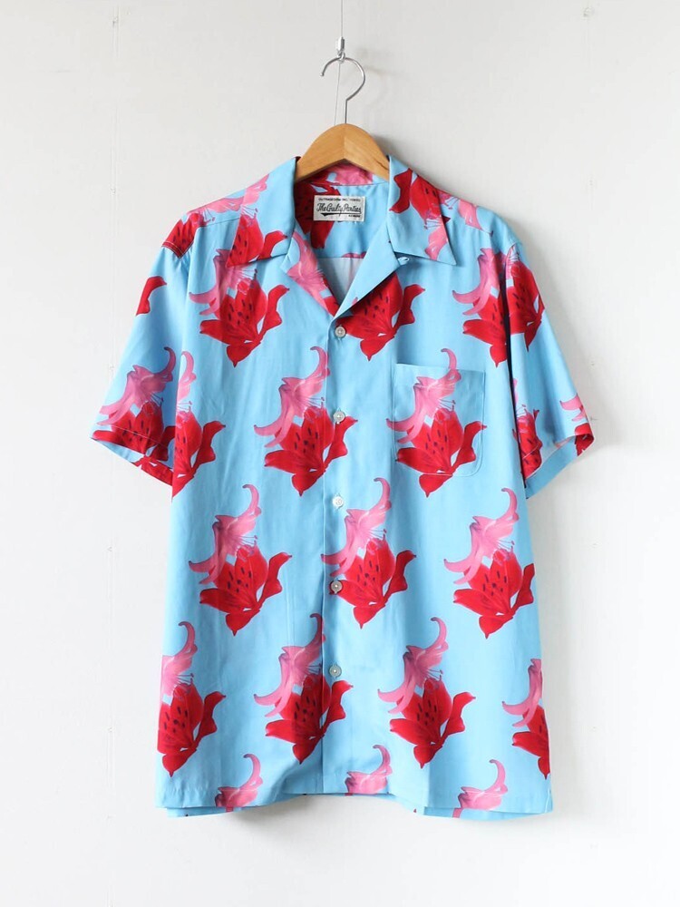 WACKO MARIA WACKO MARIA｜HAWAIIAN SHIRT S/S (TYPE 2) #BLUE [20SS-WMS-HI02]